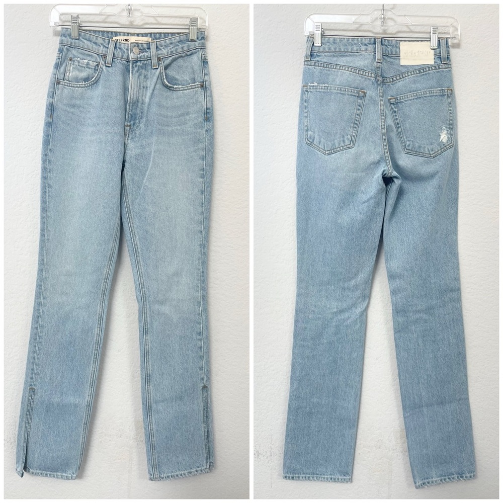 GRLFRND Harlow High Rise Jeans Boot Slit in Hudson Yards Size 23 - Picture 2 of 6